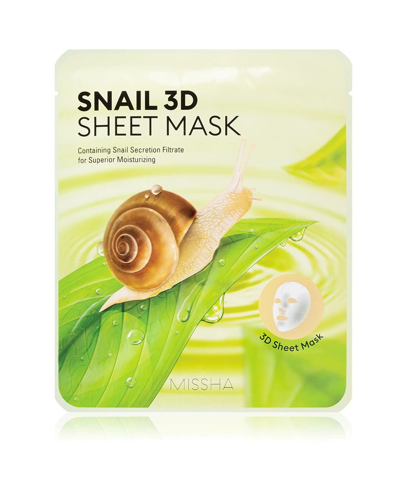 Missha Snail Masque visage  -  3D MASK مستخلص إفرازات الحلزون