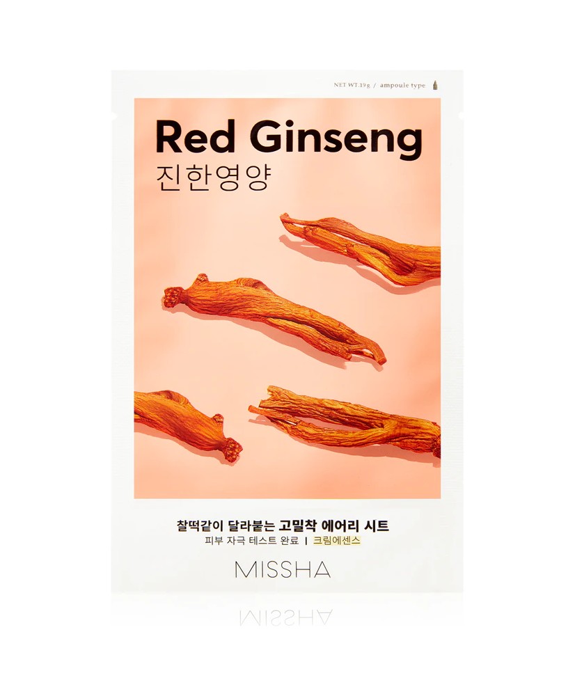 Missha Airy Fit Red Ginseng Masque visage  -   مستخلص  الجينسنغ الأحمر