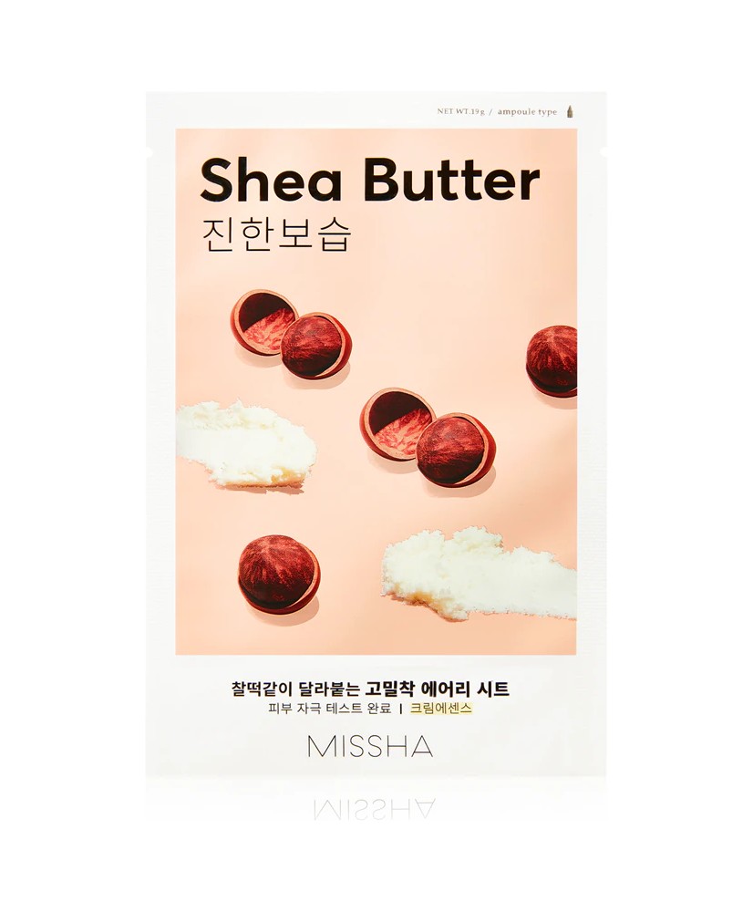 Missha Airy Fit Shea Butter masque visage -  زبدة الشيا